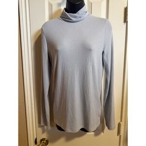 Madewell Ribbed Turtleneck Top Long Sleeve Knit Pullover Women's‎ Medium